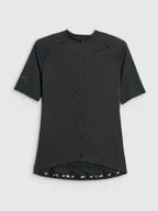 Koszulki rowerowe - 4F Koszulka kolarska damska - czarna XS - miniaturka - grafika 1