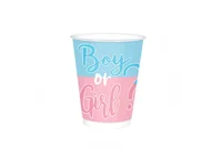 Dekoracje i nakrycia stołu na imprezę - Amscan Kubeczki Boy or Girl$94 na Baby Shower - 250 ml - 8 szt. 9911334 - miniaturka - grafika 1