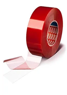 TESA Taśma dwustronna TESAFIX 4965 50m 12mm czerwona 04965-00176-00 04965-00176-00 - Taśmy klejące - miniaturka - grafika 1