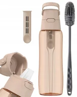 Dzbanki filtrujące - Dafi Butelka Solid z filtrem + szczoteczka do mycia cappuccino barwiona 0,7 - miniaturka - grafika 1