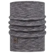 Apaszki i szaliki damskie - Komin Buff Merino Heavyweight Neckwarmer (kolor Szary/Srebrny, rozmiar One size) - miniaturka - grafika 1