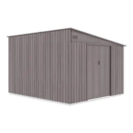 Altany ogrodowe - Szopa ogrodowa JASPER 279x321cm Light Wood, stalowa, z podwójnymi drzwiami, wentylowana, magazyn na narzędzia, rowery i akcesoria Hardmaister - miniaturka - grafika 1