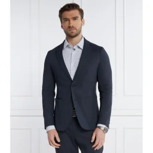 BOSS Lniana marynarka P-Hanry-WG-241 | Slim Fit - Marynarki męskie - miniaturka - grafika 1