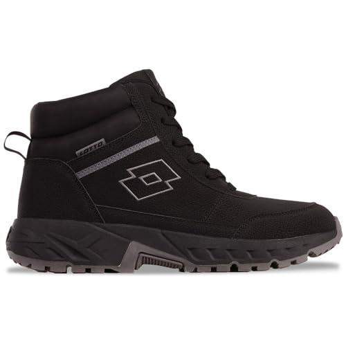 Lotto EVEDAL MID XL Unisex półdługie kozaki, czarne, 47 EU, czarny, 47 EU