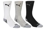 Skarpetki męskie - Sportowe Skarpety Puma Crew Socks 3-pak 928971-03 termiczne Rozmiar 39/46 - miniaturka - grafika 1