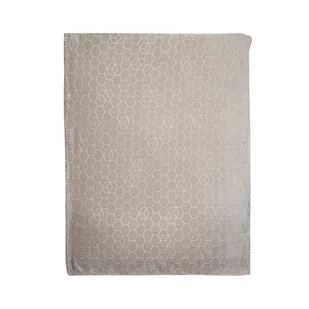 Koc Malibu kremowy 150 x 200 cm - Narzuty - miniaturka - grafika 1