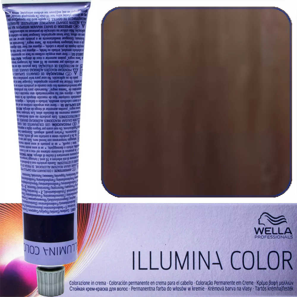 Wella Illumina Color Farba do włosów 6/76 Ciemny blond brązowo-fioletowy 60 ml