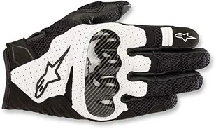 Alpinestars Rękawice motocyklowe Smx-1 Air V2 Gloves Black White, czarne/białe, S - Badminton - miniaturka - grafika 1