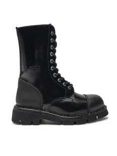 NEW ROCK Glany M-NEWMILI10-S1 Czarny - Glany damskie - miniaturka - grafika 1