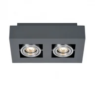 Lampy sufitowe - Italux Plafon Casemiro IT8002S2-BK/AL - miniaturka - grafika 1