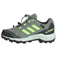 Buty dla chłopców - adidas Terrex Gore-tex dziecięce buty trekkingowe, unisex, niskie, Srebrny zielony zielony kryształowy jadeit, 5.5 UK Child - miniaturka - grafika 1