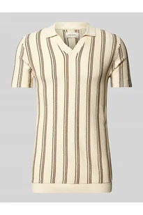 Koszulka polo o kroju slim fit z prążkowanymi wykończeniami model BHAMOS - Blend - Koszulki męskie - miniaturka - grafika 1