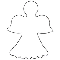 Formy do ciast - Wykrawacz / foremka do ciastek pierników ANIOŁ 124955 - miniaturka - grafika 1