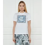 Koszulki i topy damskie - Just Cavalli T-shirt Regular Fit - miniaturka - grafika 1