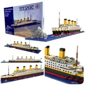 Klocki - Zestaw klocków Titanic 1860 el. duży statek model kolekcjonerski - miniaturka - grafika 1