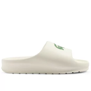 Klapki Lacoste Serve Slide 2.0 746CMA0032-1Y5 - białe - Klapki i japonki męskie - miniaturka - grafika 1