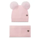 Czapki dla dzieci - Komplet czapka i komin Guess A4BZ01 Z2QP0 Różowy - miniaturka - grafika 1