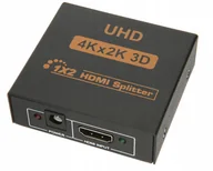 Kable - Splitter Hdmi 1X2 Rozdzielacz 4K*2K Ultra Hd 4K - miniaturka - grafika 1