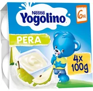 Desery dla dzieci - Deser mleczny Nestle Yogolino Pear 4 x 100 g - miniaturka - grafika 1