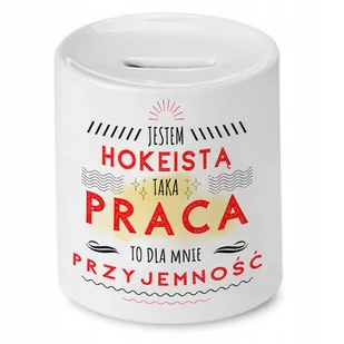 Skarbonka Dla Hokeisty na Urodziny na Prezent z Nadrukiem ze Zdjęciem - Skarbonki - miniaturka - grafika 1