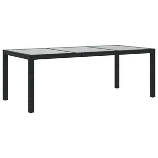 9-cz zestaw mebli ogrodowych z poduszkami, rattan PE, czarny - Meble ogrodowe - miniaturka - grafika 9