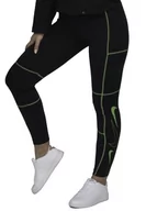 Legginsy - Nike Damskie Legginsy Dm1767 010 Czarne Getry R-S - miniaturka - grafika 1