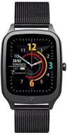 Smartwatch - Techmade Vision Mesh Czarny - miniaturka - grafika 1