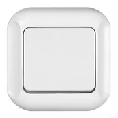 Wyłączniki światła i elektryczne - Wyłącznik pojedynczy Topaz biały - miniaturka - grafika 1