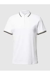 Koszulka polo o kroju slim fit z detalem z logo model TOULOUSE - Selected Homme - Koszulki męskie - miniaturka - grafika 1