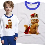 Piżamy dla dziewczynek - Piżama dziecięca Garfield Król Kocur 110/116 - VoloDonum - miniaturka - grafika 1