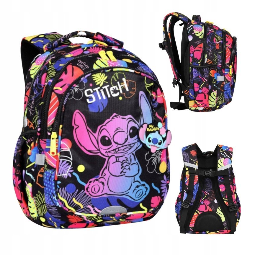 PLECAK SZKOLNY MŁODZIEŻOWY COOLPACK JERRY DISNEY STITCH CZARNY NEW 25 PATIO