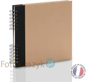 Albumy fotograficzne - Album Panodia Kraft czarny (tradycyjny 60 kremowych stron) - miniaturka - grafika 1