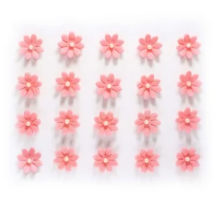 Stokrotka Różowa Kwiaty Cukrowe Na Tort Urodzinowy - Dodatki do ciast w proszku - miniaturka - grafika 1