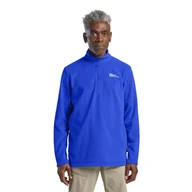 Bluzy męskie - Męska bluza polarowa Jack Wolfskin TAUNUS HZ M vibrant blue - S - miniaturka - grafika 1