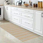 Dywany - Dywan winylowy Brigida 80x300 cm - antypoślizgowy, gładki dywanik z PVC do kuchni lub salonu, nadający się do prania - miniaturka - grafika 1