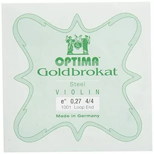 Optima Struny skrzypiec złoty brokat 4/4 E 0,27 S twarde - Akcesoria do instrumentów smyczkowych - miniaturka - grafika 1