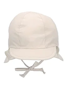 Sterntaler Chłopcy czapka z daszkiem do wiązania z osłoną karku, kapelusz przeciwsłoneczny, beżowy, 51 cm - Czapki damskie - miniaturka - grafika 1