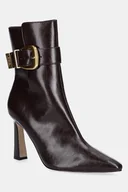 Botki damskie - Steve Madden botki Stashed damskie kolor brązowy na słupku 11004780 - miniaturka - grafika 1