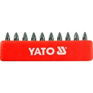 Bity - YATO Końcówki wkrętakowe pz1x25 mm, kpl. 10 szt. YT-0470 - miniaturka - grafika 1