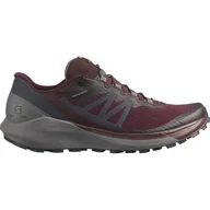 Buty sportowe damskie - Damskie Buty do biegania w terenie SALOMON SENSE RIDE 4 W WINE TASTING/QUSH/E L41305300 – Bordowy - miniaturka - grafika 1