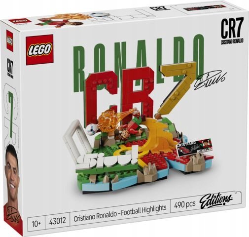 Lego Editions Cristiano Ronaldo Piłkarskie Momenty 43012