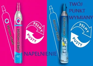 Soda wymiana nabicie butli CO2 spożywczy - Akcesoria i części AGD - miniaturka - grafika 1