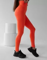 Legginsy - Legginsy damskie OLAVOGA JUDITH neon pomarańcz M - Olavoga - miniaturka - grafika 1