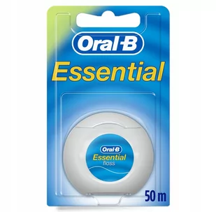 Oral-B Woskowana nić dentystyczna Mięta (50 m) - Oral-B Essential Floss Woskowana nić dentystyczna Mięta (50 m) - Oral-B Essential Floss - Nici dentystyczne - miniaturka - grafika 1