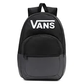 Plecaki - Vans VN0A7UFNKOU1 Plecak Plecak unisex z 2 paskami (1 szt.), Czarno-asfalt, Jeden rozmiar, Casual - miniaturka - grafika 1