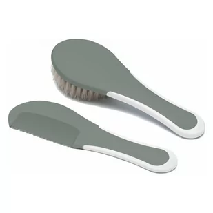 Bebe-Jou Szczoteczka Z Grzebykiem Breeze Green - Szczotki do włosów dla dzieci - miniaturka - grafika 1