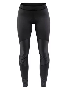 Craft Legginsy kolarskie "Ideal Wind" w kolorze czarnym - Spodnie sportowe damskie - miniaturka - grafika 1