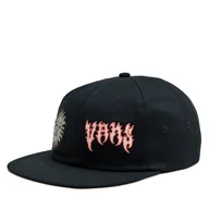 Czapki damskie - Czapka z daszkiem Vans Sunface Jockey VN000GKABLK1 Black - miniaturka - grafika 1