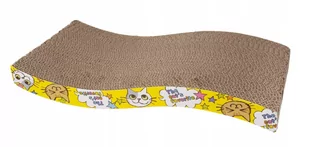Kartonowy drapak dla kota z kocimiętką 45x21cm - Zabawki dla kotów - miniaturka - grafika 1