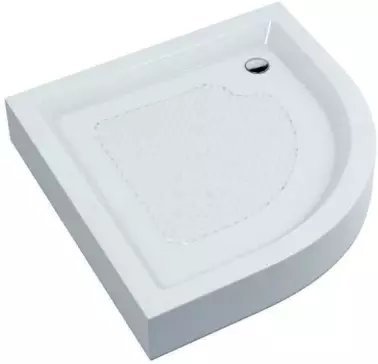 AQUAFORM KNG.B-01-P-90-16/5-WHITE-52 Standard brodzik 90x90x16/5 r550 półokrągły, fi52, biały